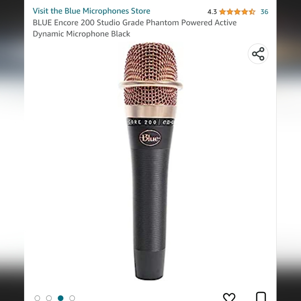 Blue Encore 200 microphone